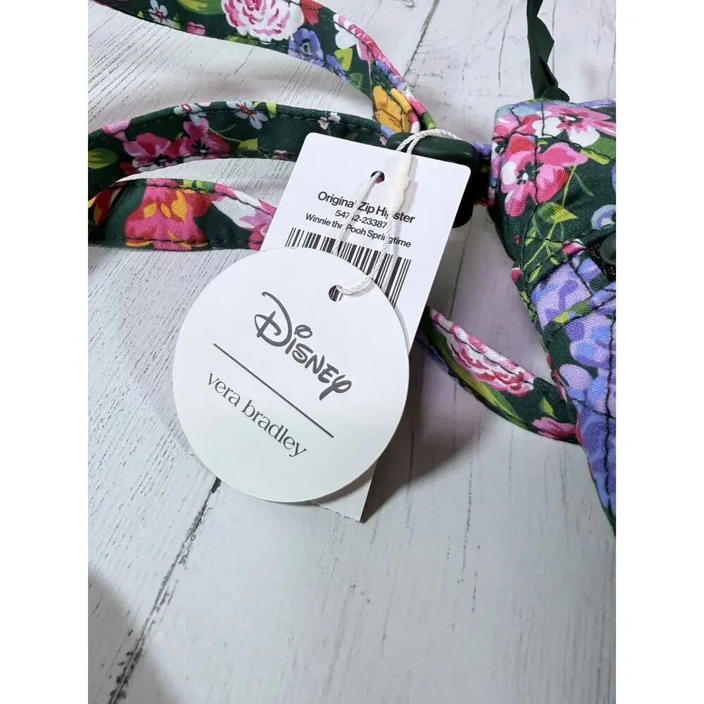 NWT Vera Bradley Disney Winnie Pooh Springtime Tigger Original Zip Hipster Bag